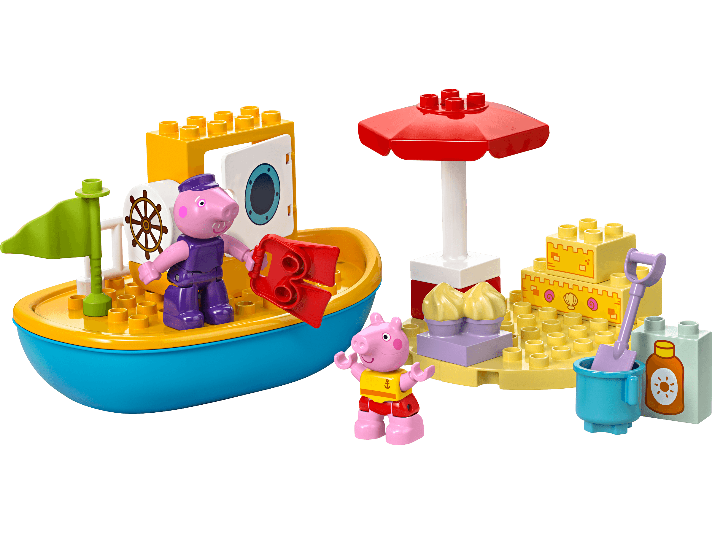 LEGO sættet Peppa Pig Boat Trip