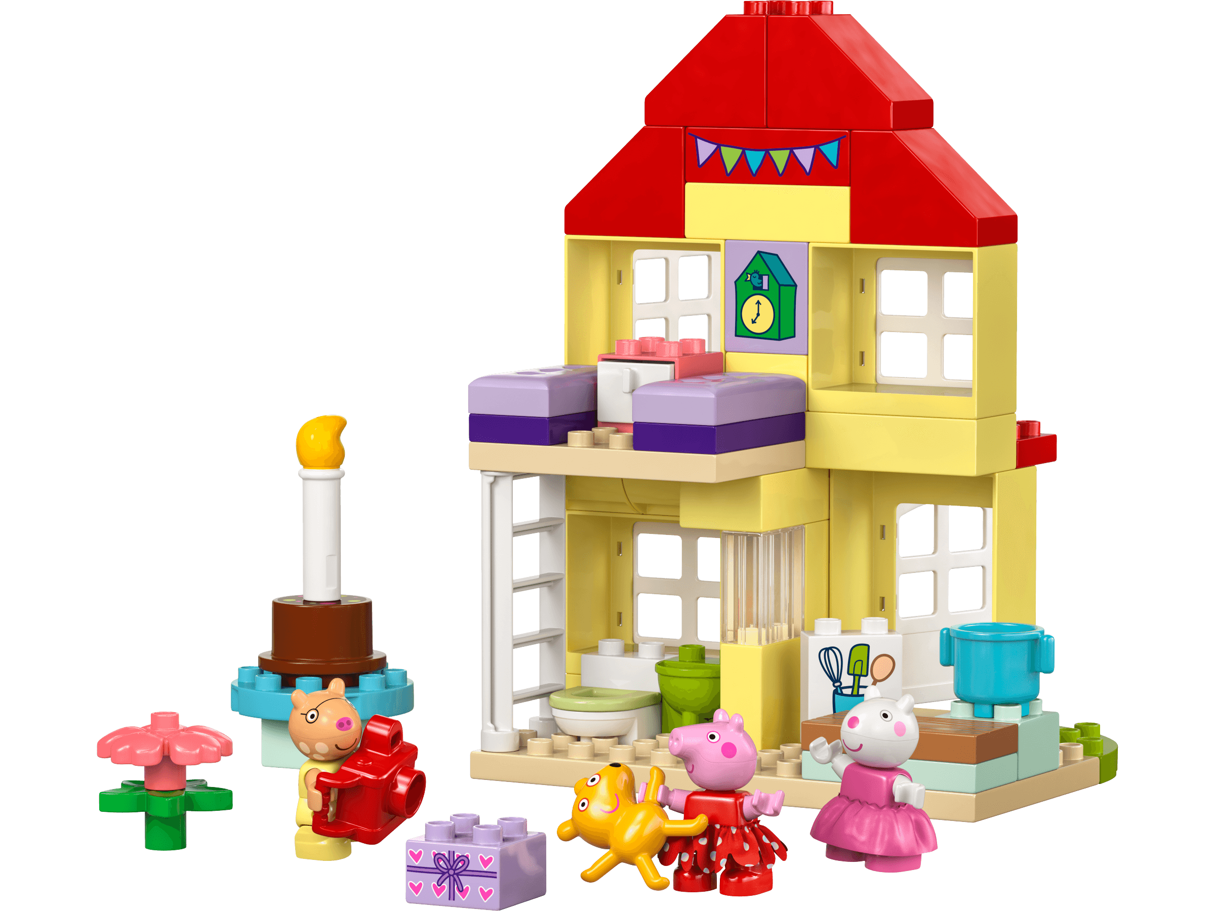 LEGO sættet Peppa Pig Birthday House