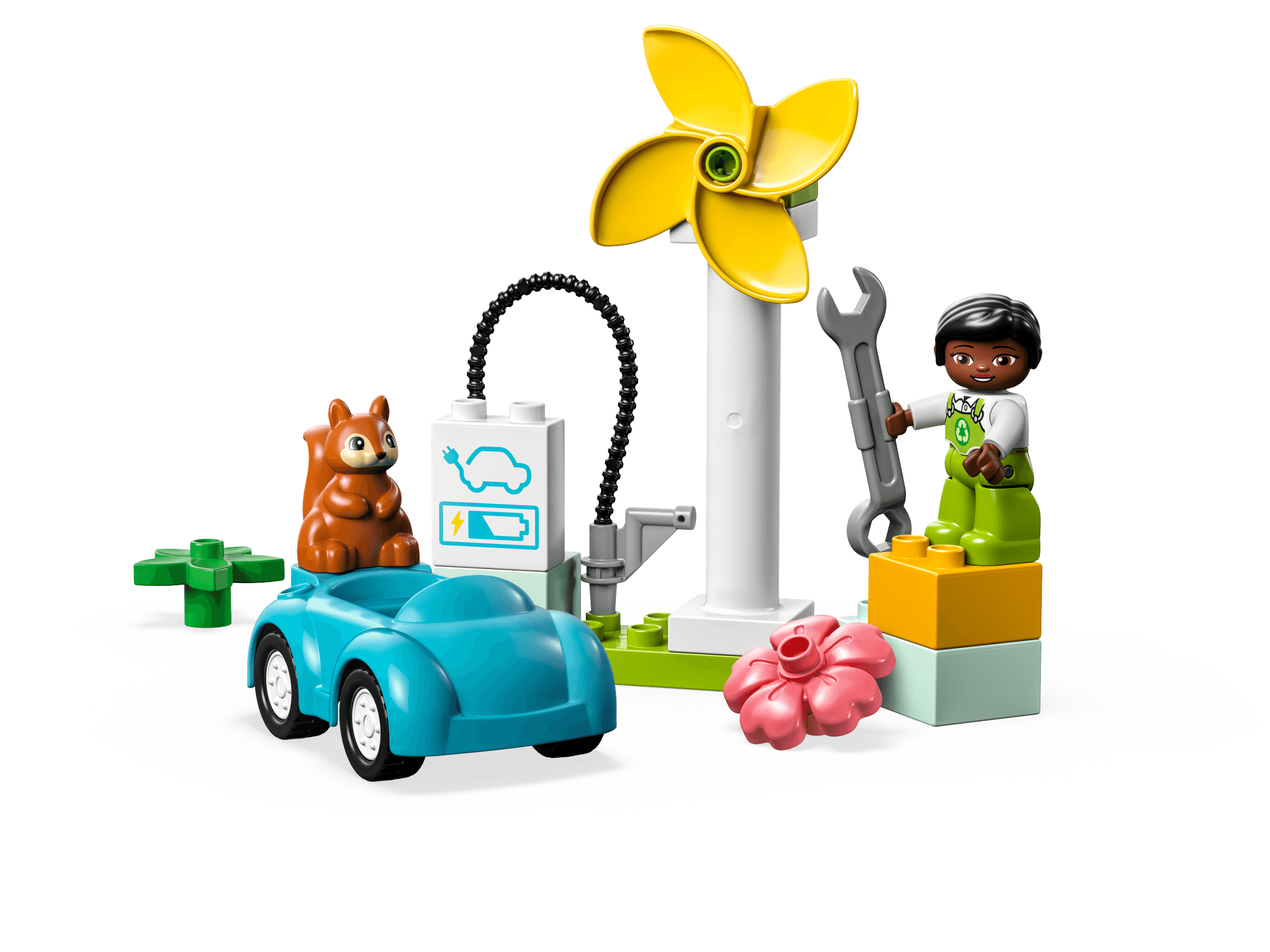 LEGO sættet Wind Turbine and Electric Car