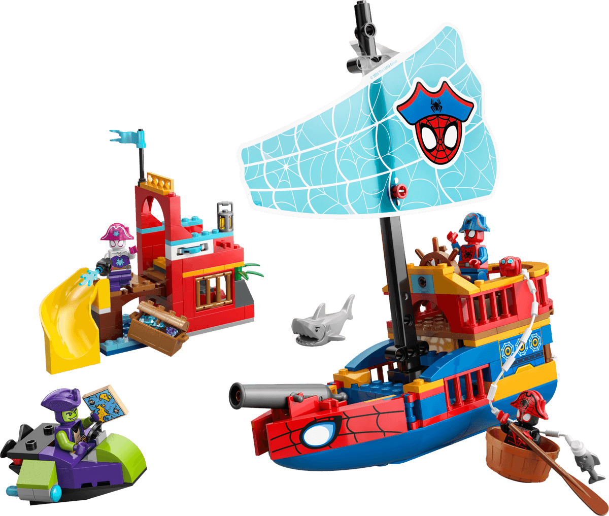 LEGO sættet Team Spidey Pirate Ship