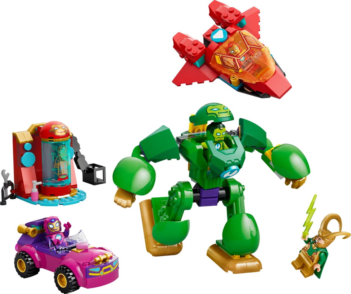 LEGO sættet Loki vs. Team Iron Man