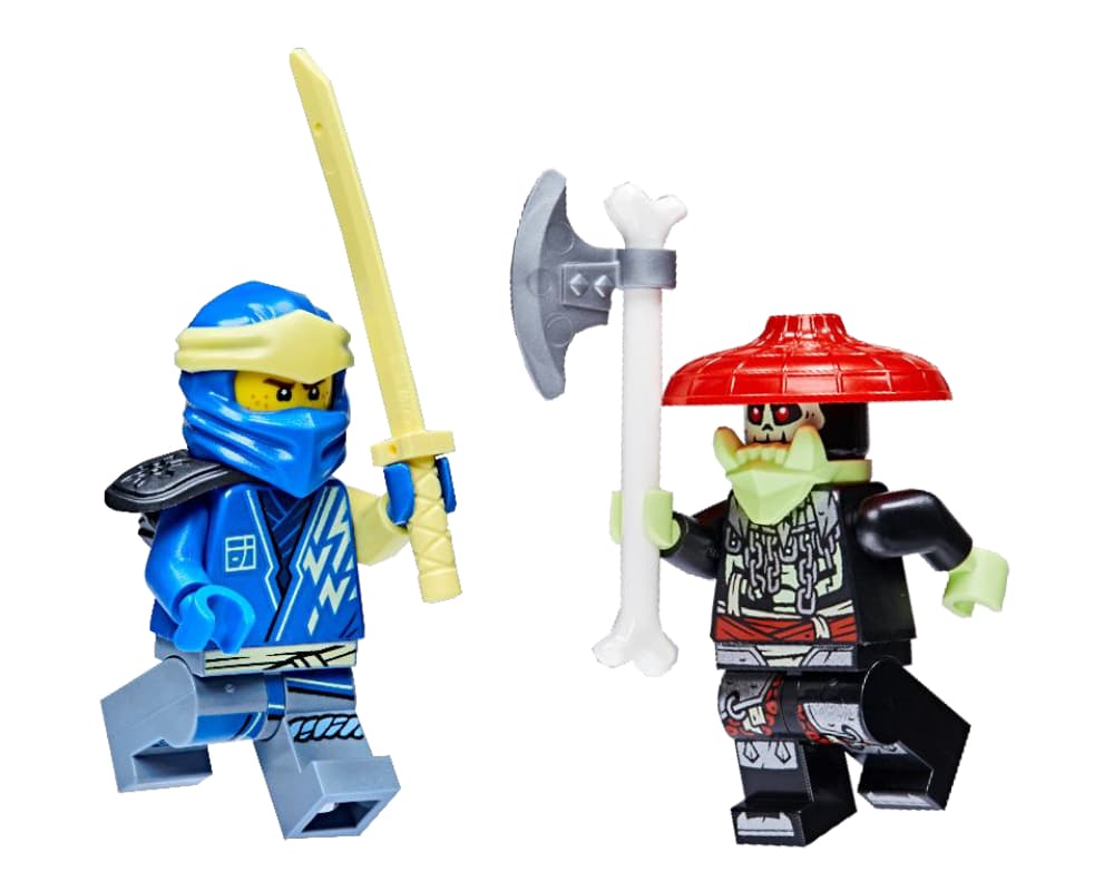 LEGO sættet Jay vs. Bone Warrior