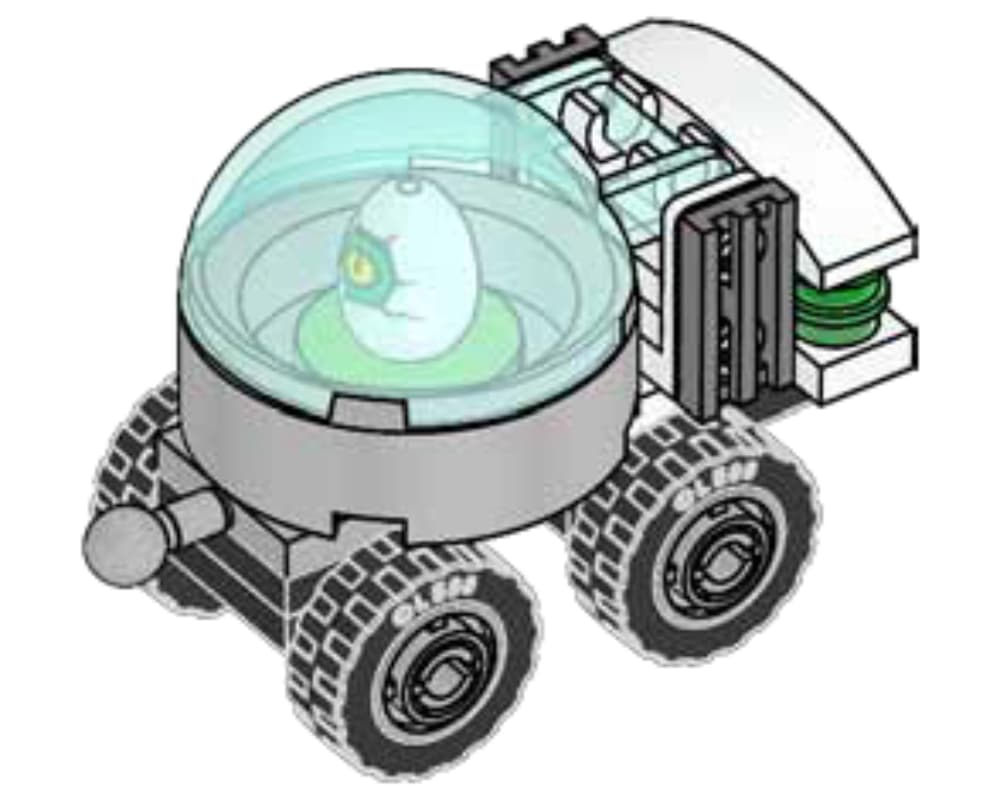LEGO sættet Mobile Incubator with Egg