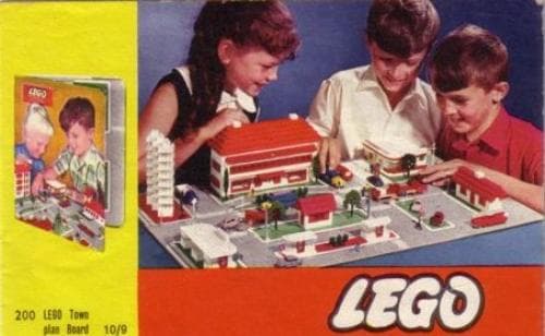 LEGO sættet LEGO Town Plan Board, UK / Australian Cardboard Version