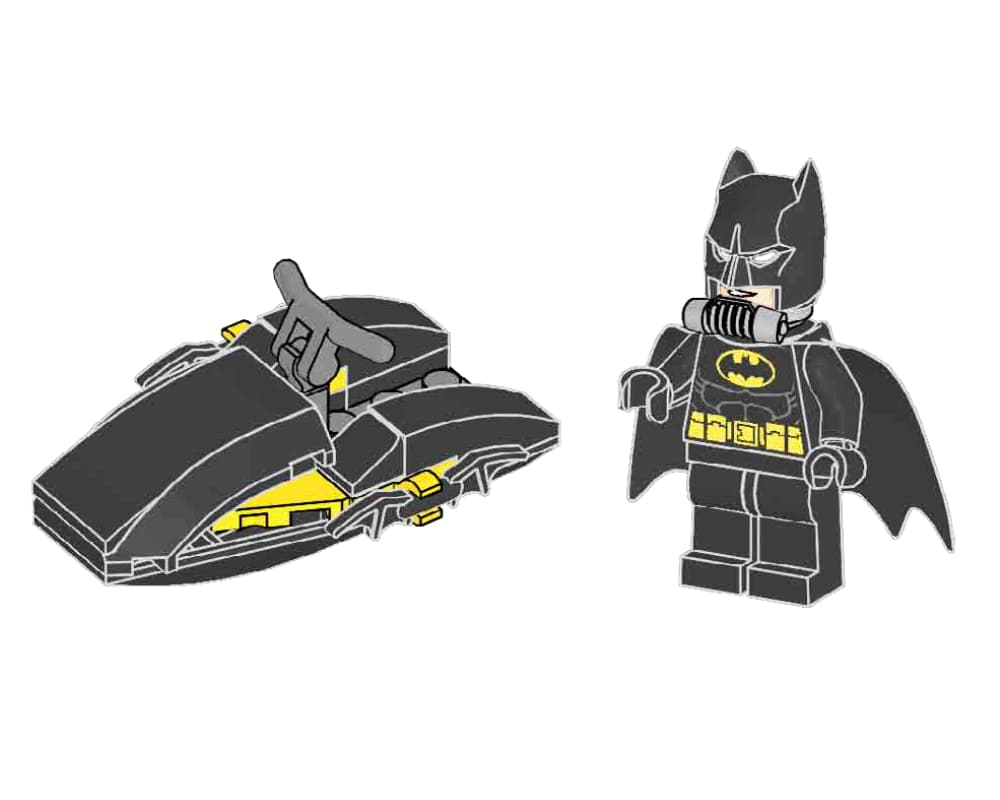 LEGO sættet Batman on Jet Boat