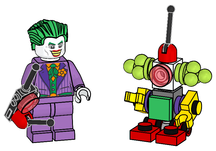 LEGO sættet The Joker and Robot