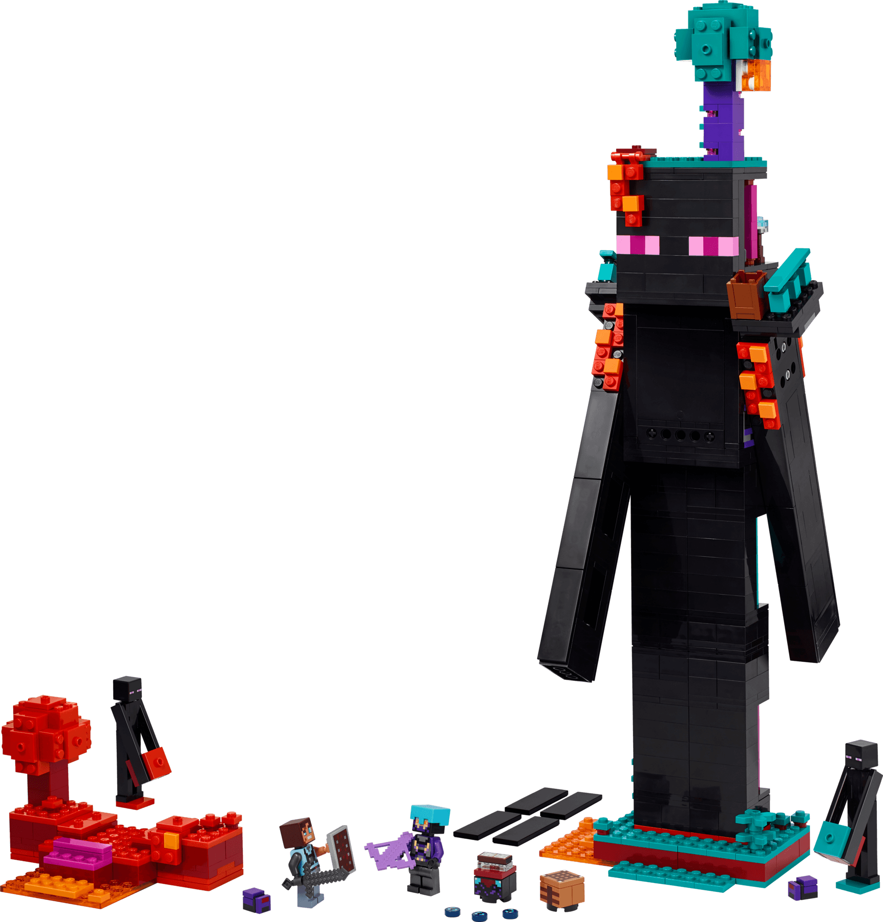 LEGO sættet The Enderman Tower