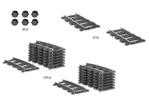 LEGO sættet 9V Train Track Starter Collection