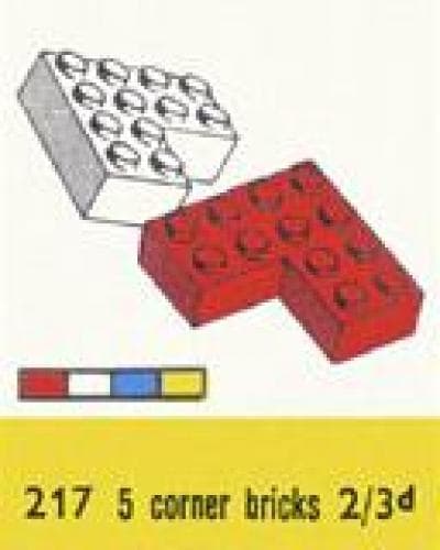 LEGO sættet 4 x 4 Corner Bricks
