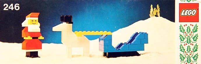 LEGO sættet Santa with Sleigh and Reindeer