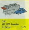 LEGO sættet 1:87 VW Beetle with Garage