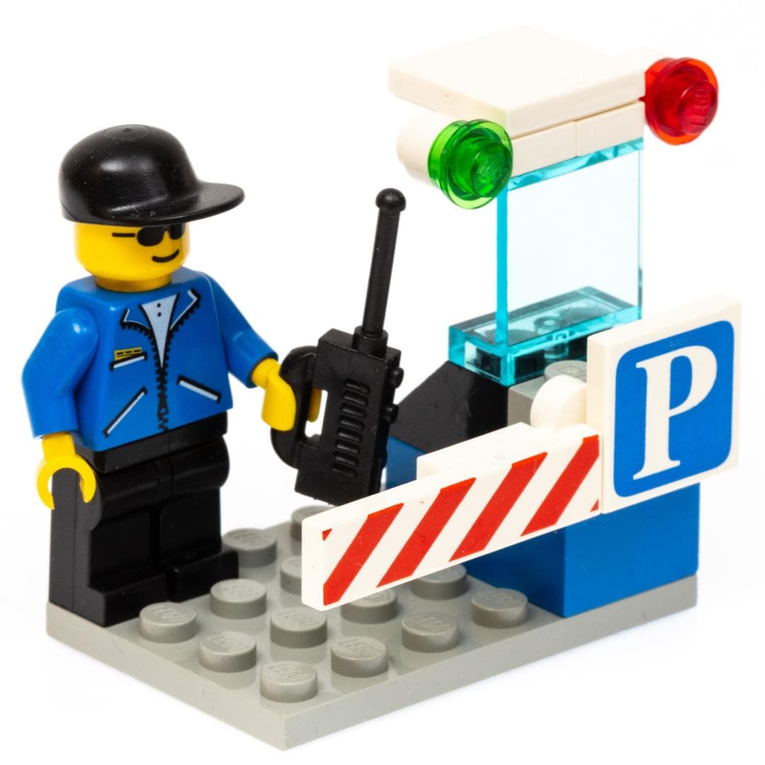 LEGO sættet Parking Gate Attendant