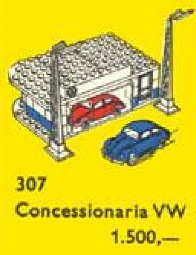 LEGO sættet VW Auto Showroom