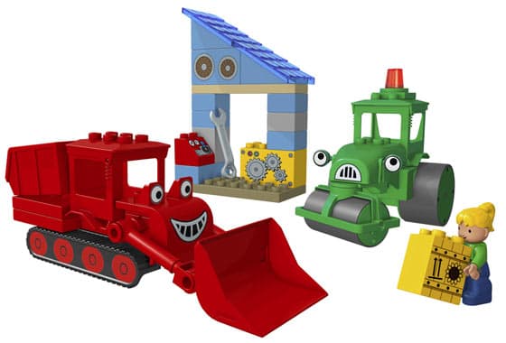 LEGO sættet Muck & Roley in the Sunflower Factory