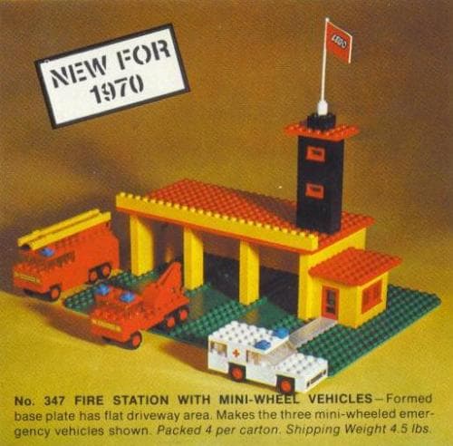 LEGO sættet Fire Station with Mini Cars