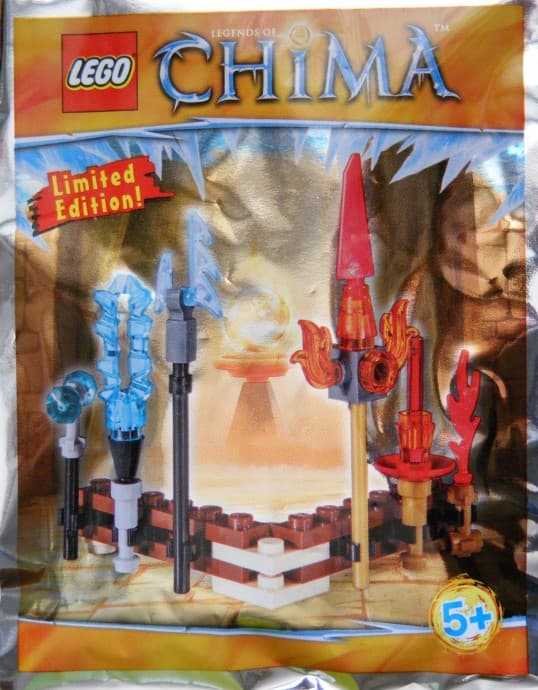 LEGO sættet Fire vs Ice Weaponry