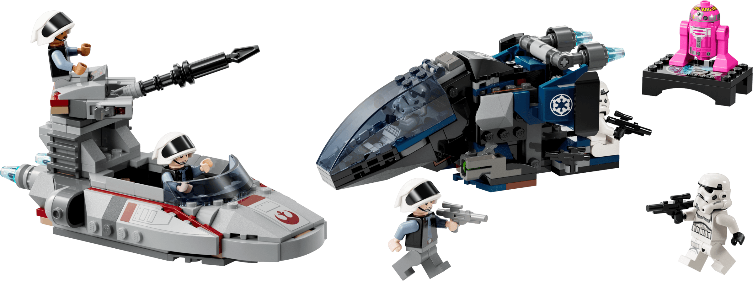 LEGO sættet Imperial Dropship vs. Rebel Scout Speeder