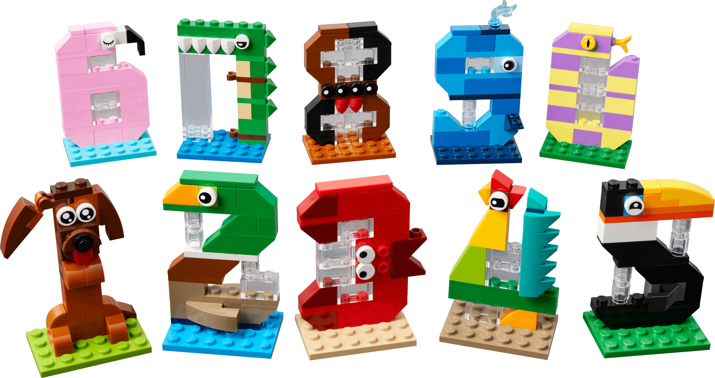 LEGO sættet Birthday Numbers