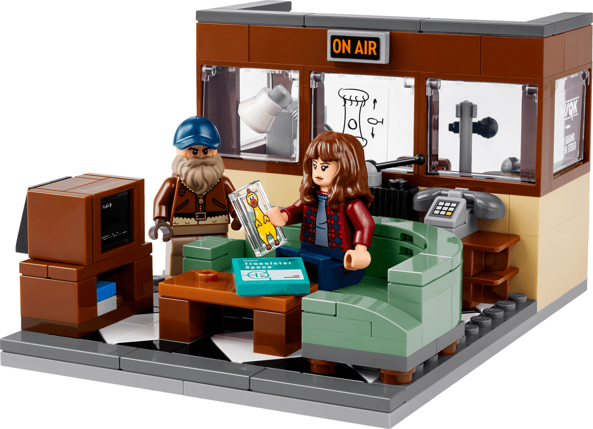 LEGO sættet Stranger Things: WSQK Radio Station