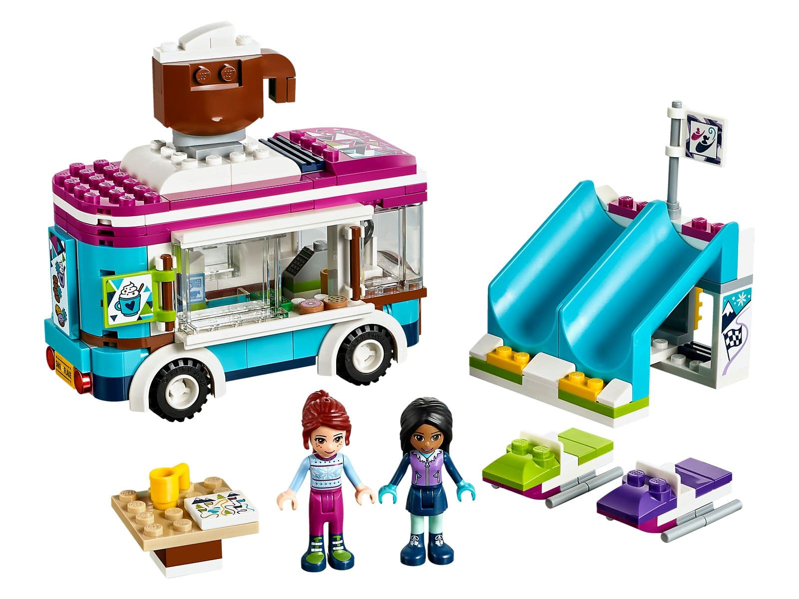 LEGO sættet Snow Resort Hot Chocolate Van