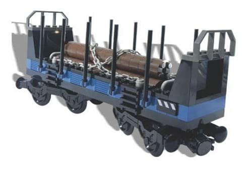LEGO sættet Open Freight Wagon (White Box)