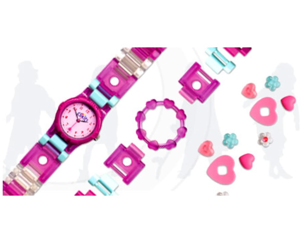 LEGO sættet Clikits Heart Buildable Watch (Pink)