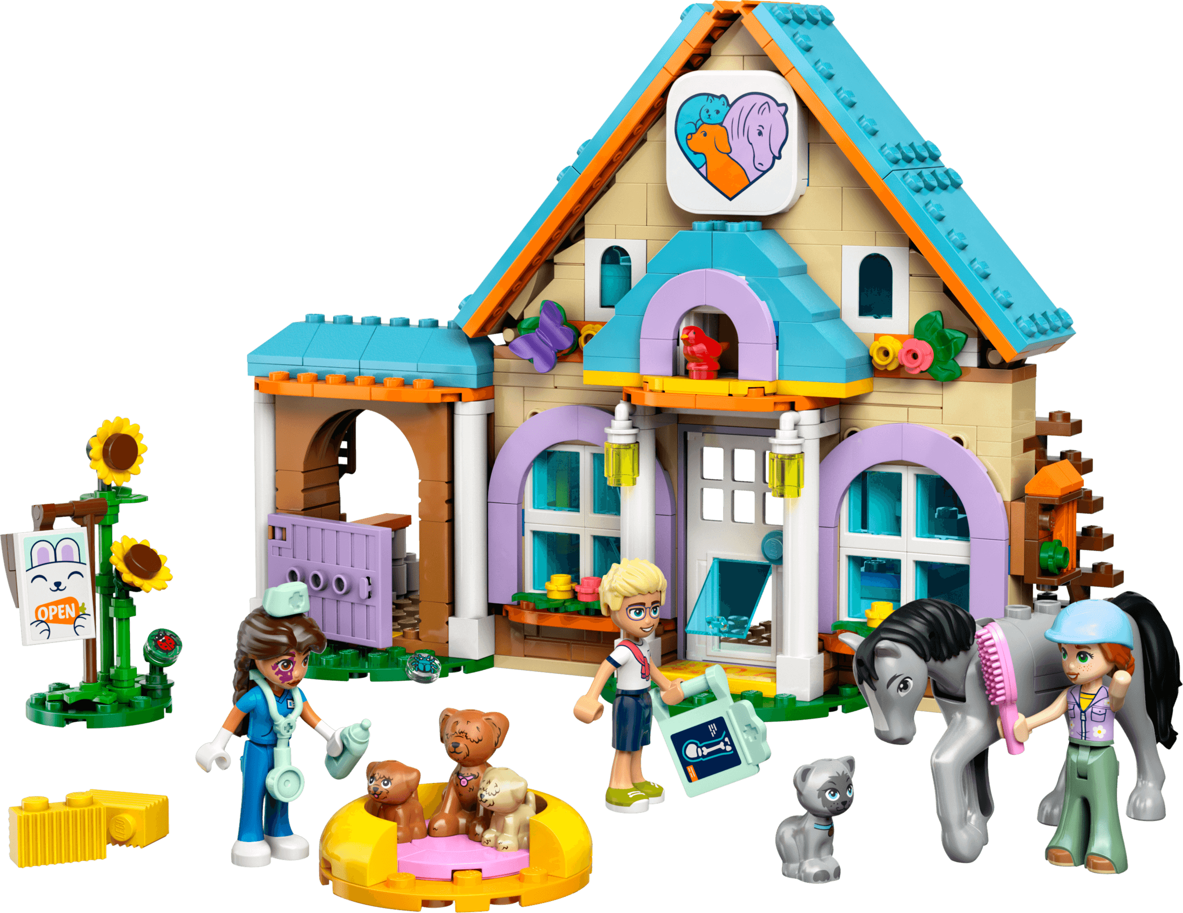 LEGO sættet Horse and Pet Vet Clinic