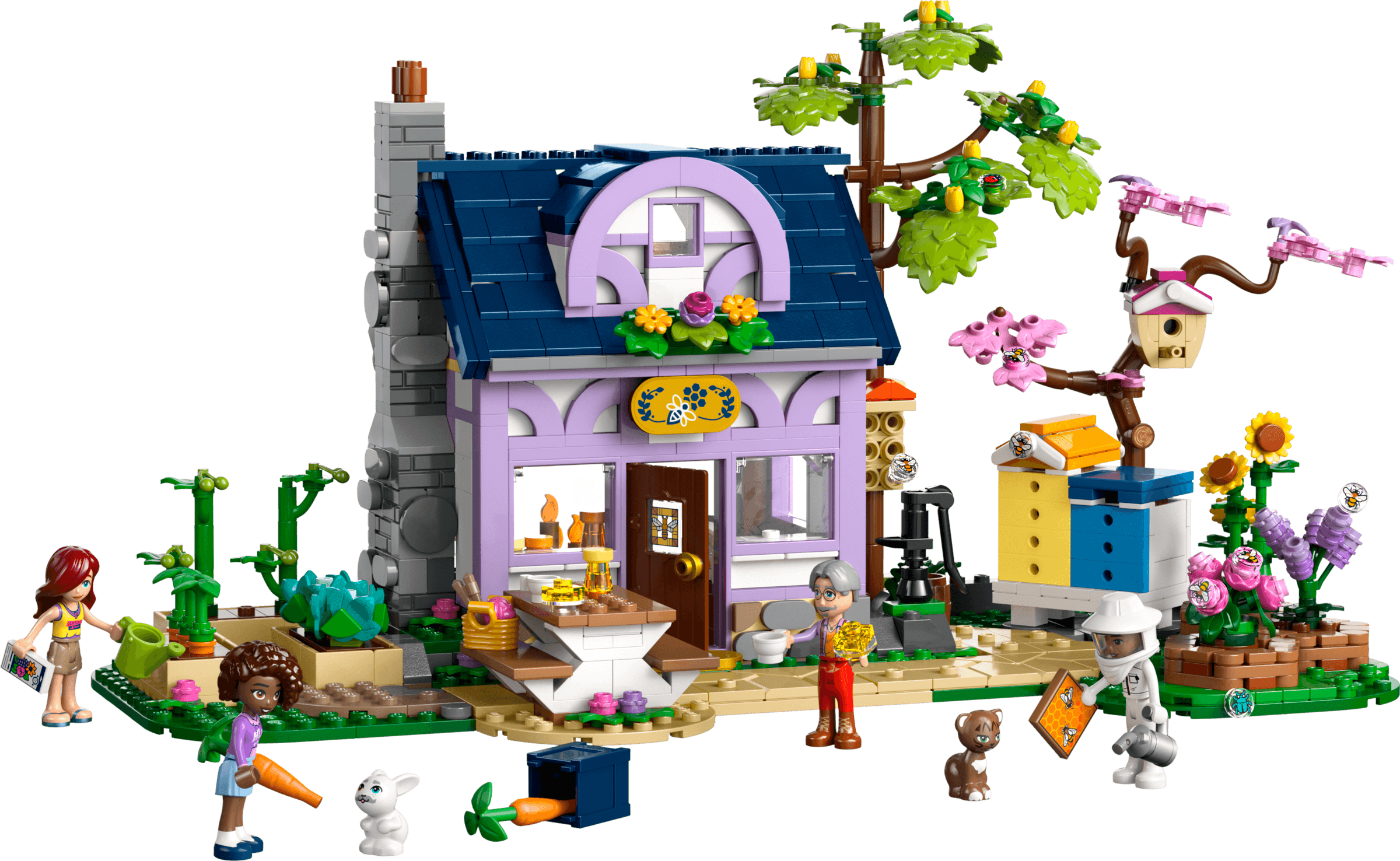 LEGO sættet Beekeepers' House and Flower Garden