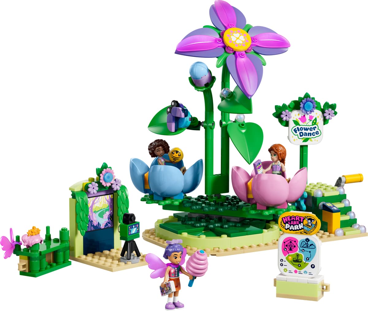 LEGO sættet Spinning Flower & Fairy Teacup Ride