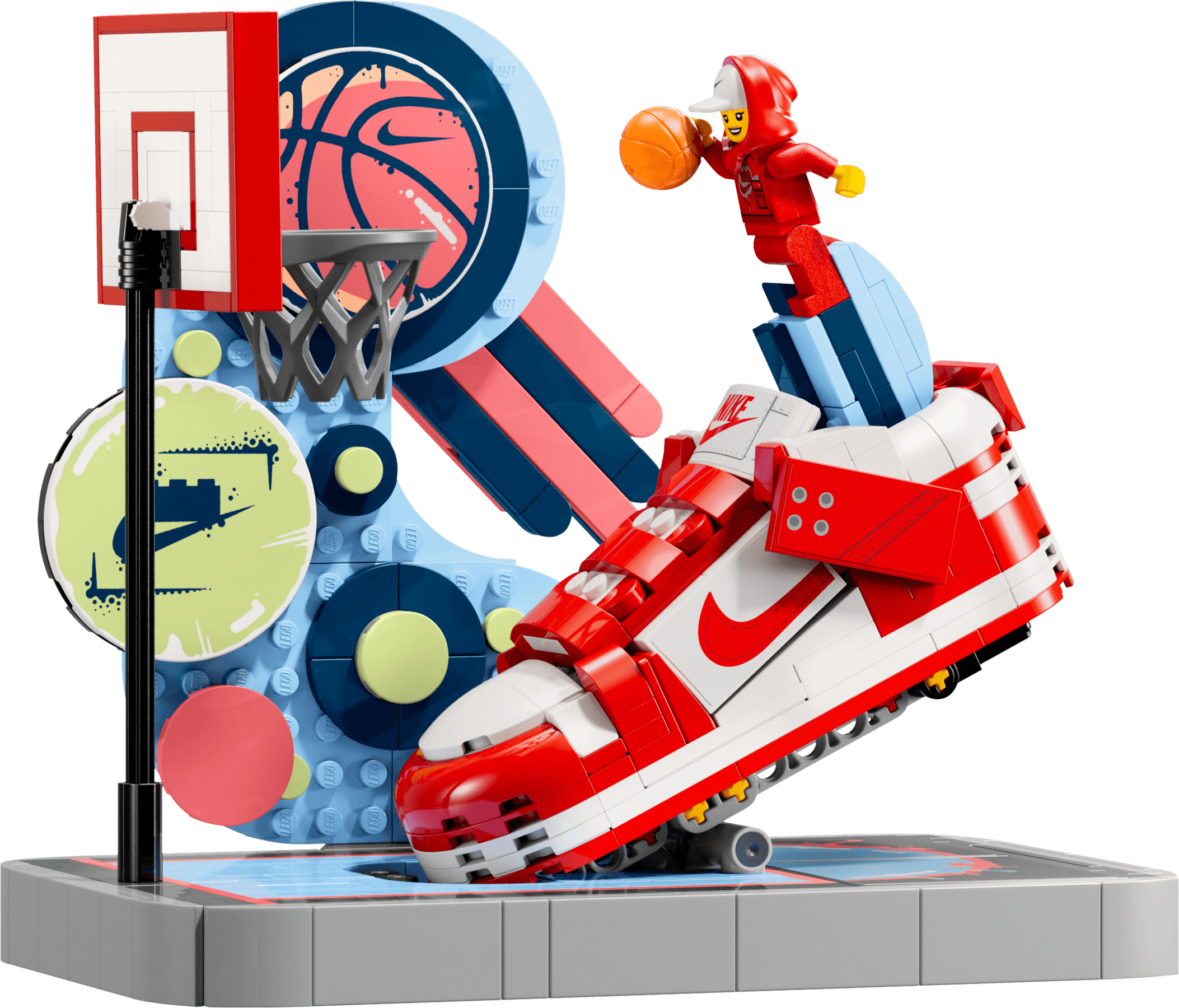 LEGO sættet Nike Dunk Trickshot