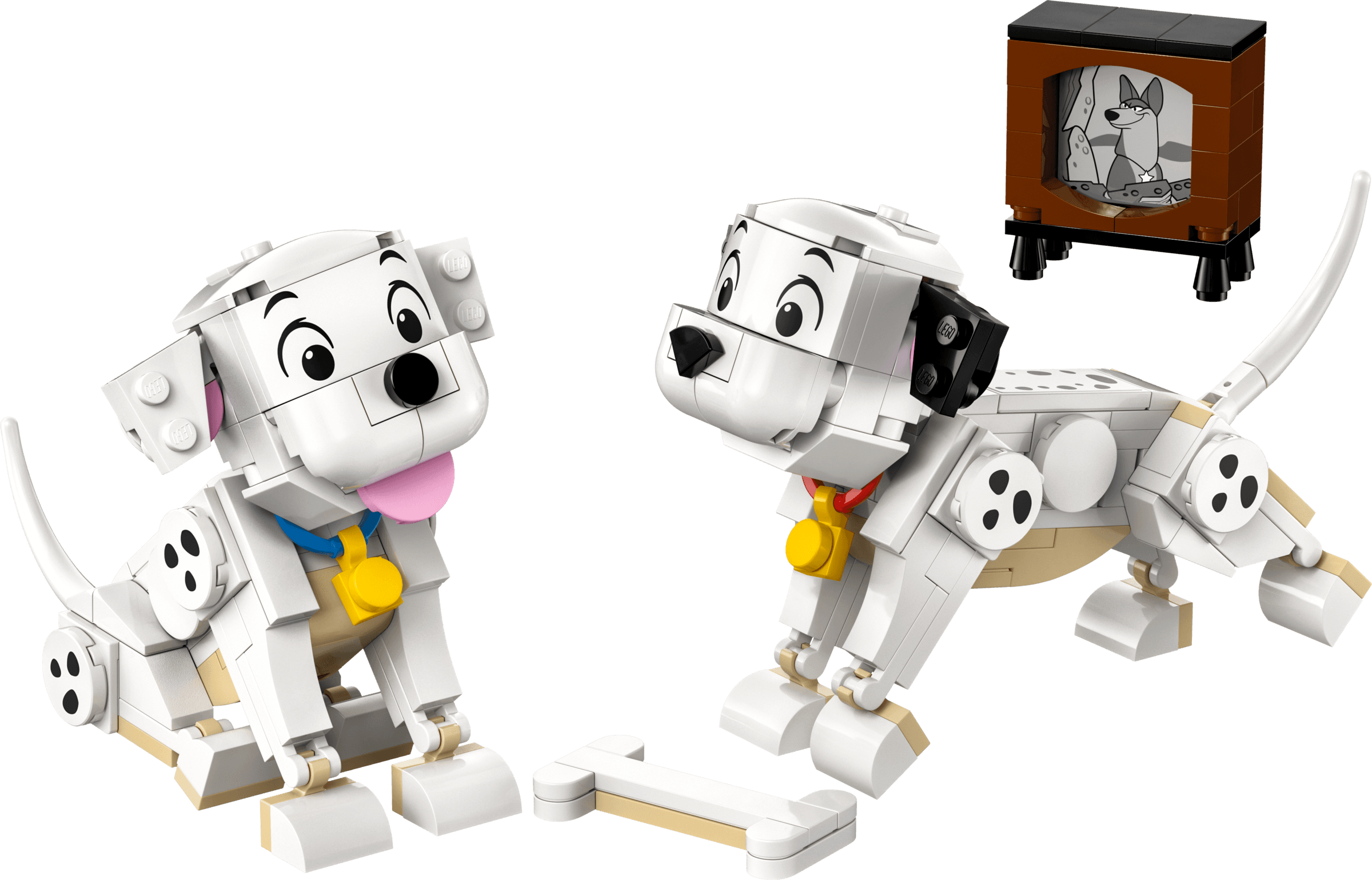 LEGO sættet Lucky & Penny 101 Dalmatians Puppies