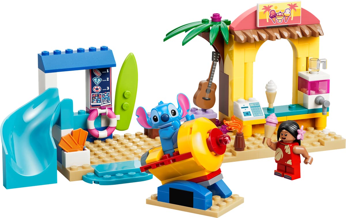 LEGO sættet Beach Fun with Lilo & Stitch