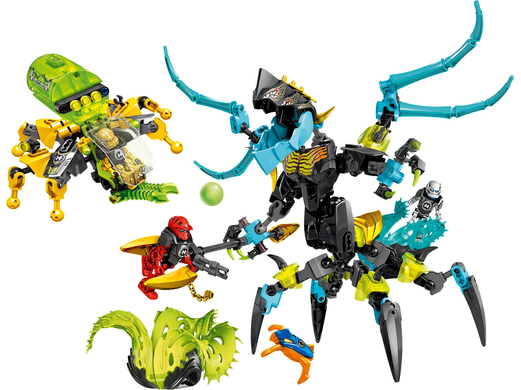 LEGO sættet QUEEN Beast vs. FURNO, EVO & STORMER