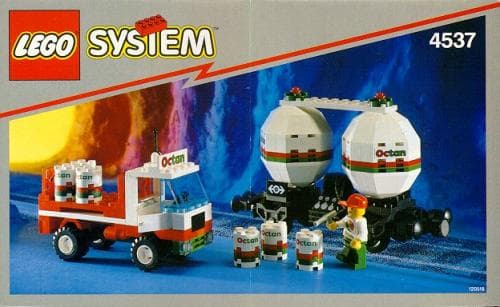 LEGO sættet Octan Twin Tank Rail Tanker