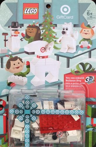 LEGO sættet Build a Bullseye 3 in 1 Target Gift Card Promotional