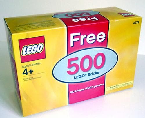 LEGO sættet Free 500 LEGO Bricks (Bonus box and its contents only)