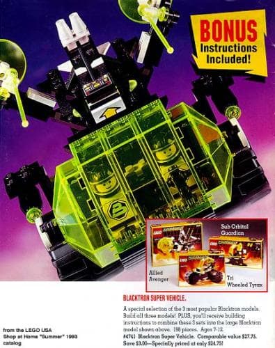 LEGO sættet Blacktron Super Vehicle (Value 3-Pack)