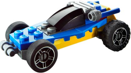LEGO sættet Blue and Yellow Racer