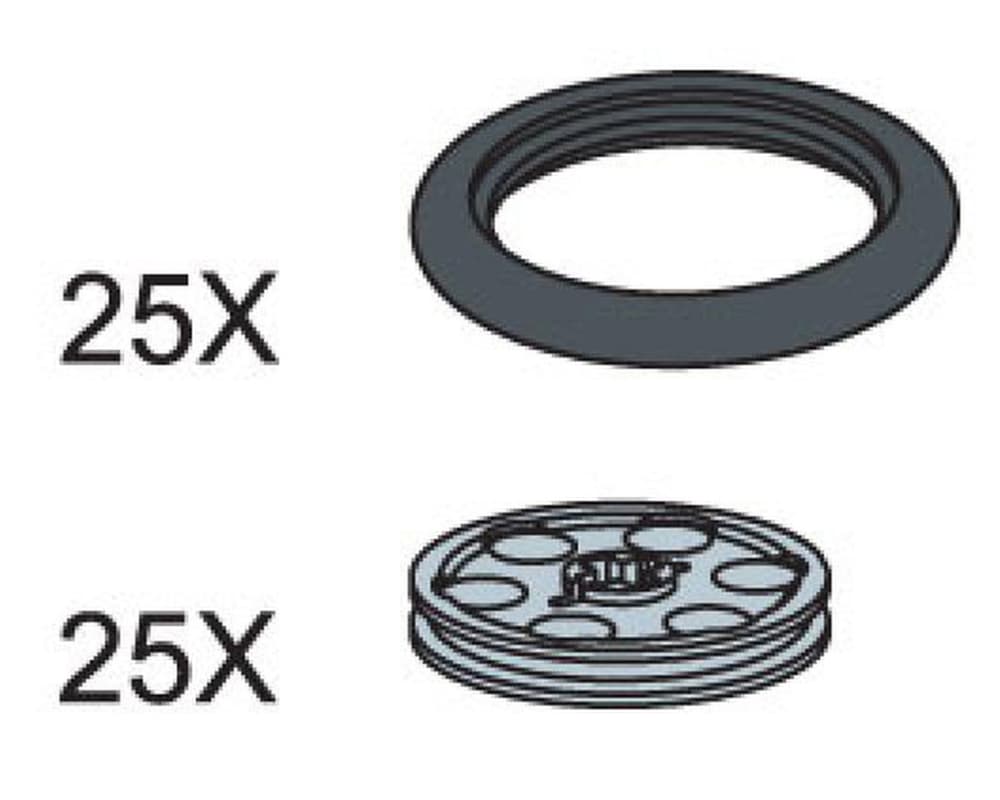 LEGO sættet O Rings and Pulley Wheels