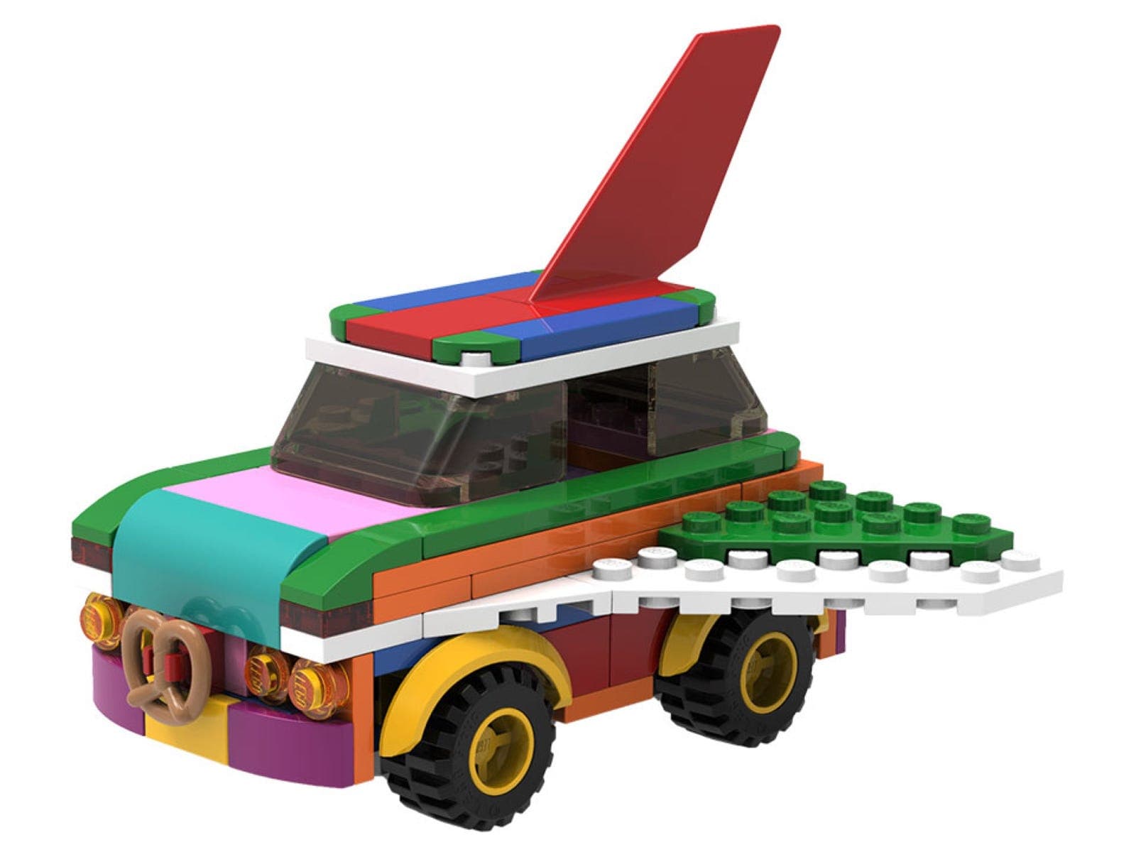 LEGO sættet Rebuildable Flying Car