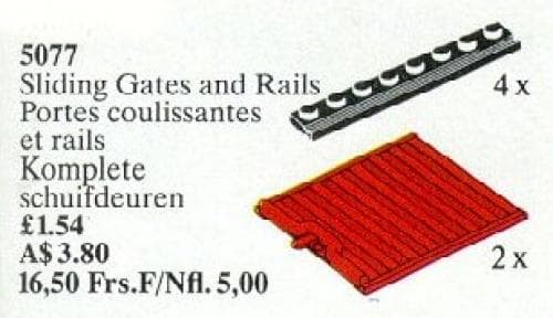 LEGO sættet Sliding Gates and Rails