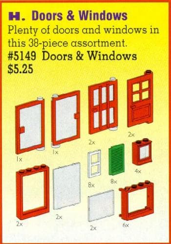 LEGO sættet Doors and Windows