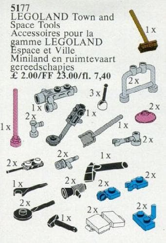 LEGO sættet Town and Space Accessories
