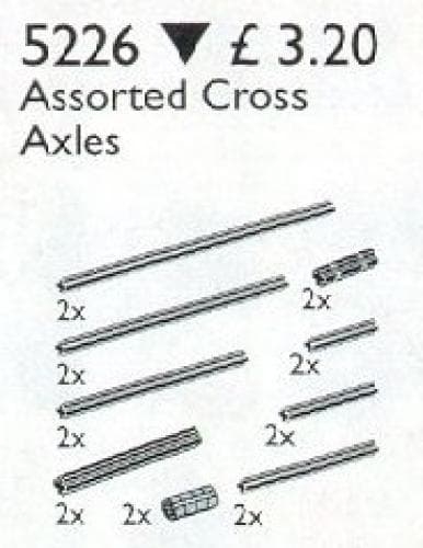 LEGO sættet Cross Axles