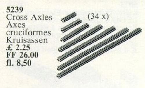 LEGO sættet Cross Axles