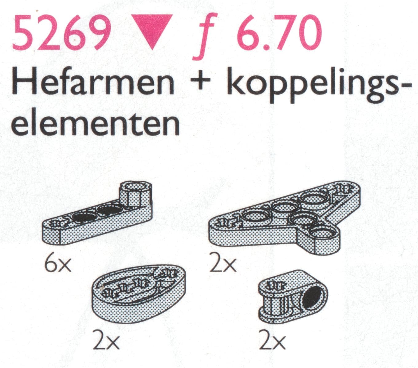 LEGO sættet Liftarms & Triangles / Liftarms, Triangles etc.