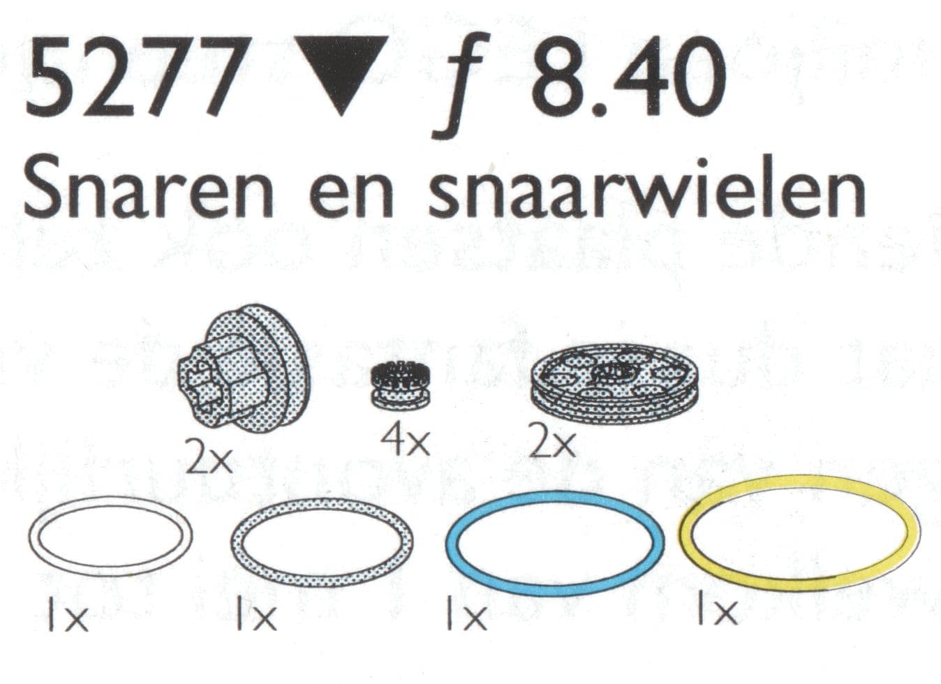 LEGO sættet Pulleys & V-Belts
