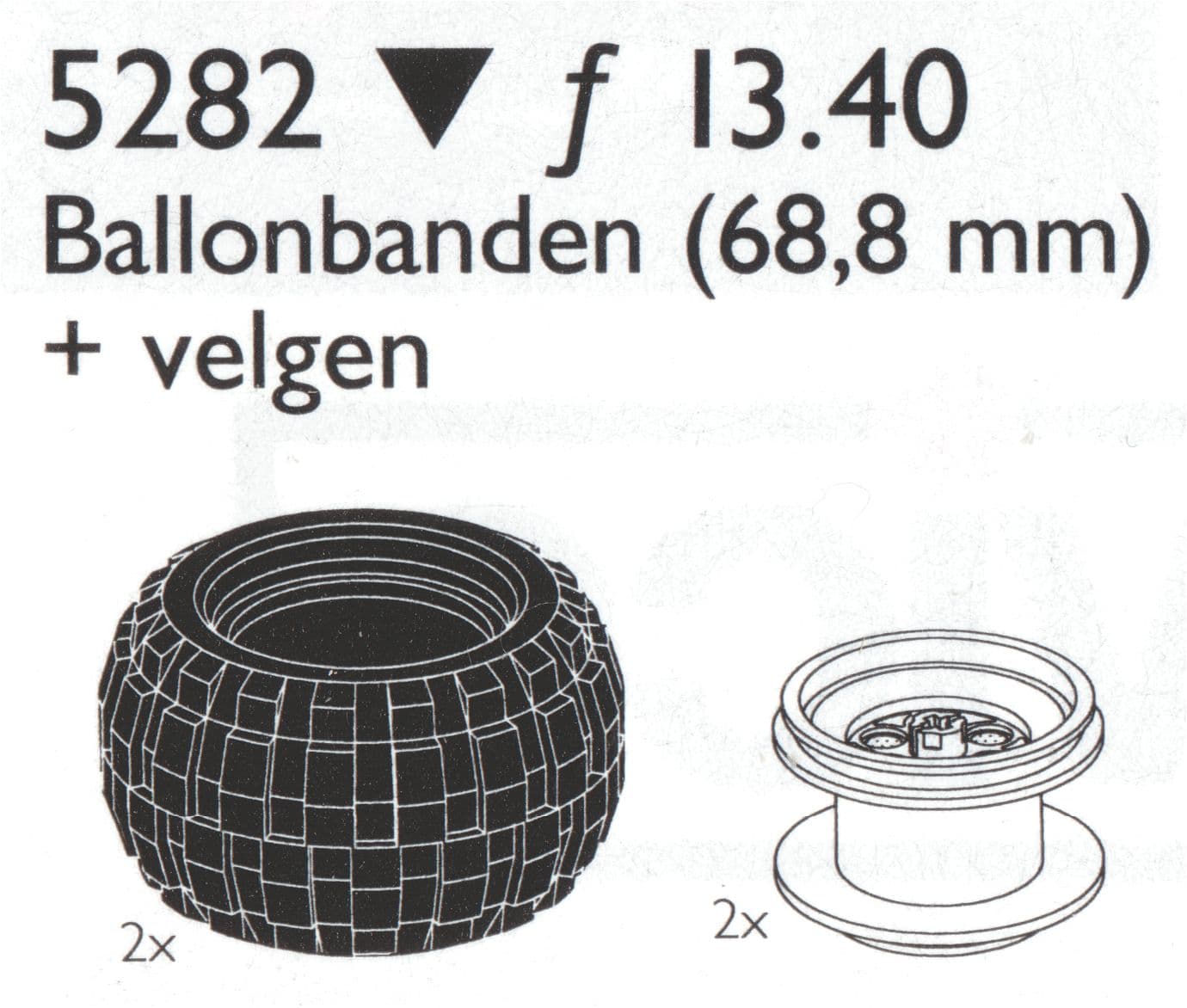 LEGO sættet Balloon Tires Large