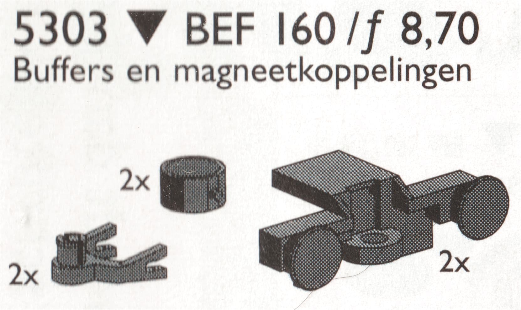LEGO sættet Buffers, Magnets & Couplers