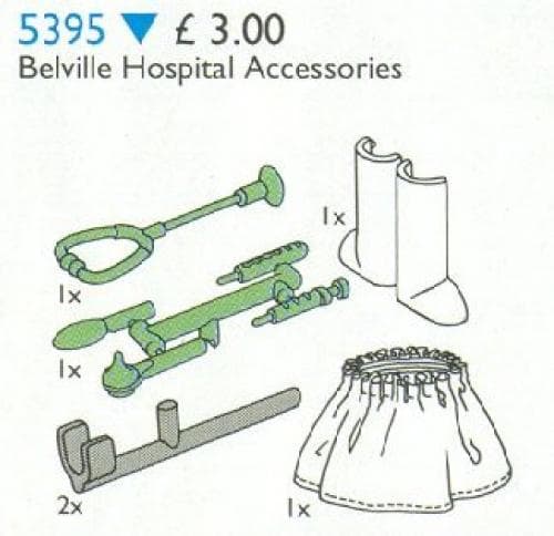 LEGO sættet Belville Hospital Accessories